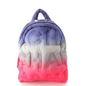 Chanel Doudaune Logo Embossed Backpack Multicolor